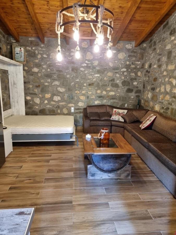 House With Big Garden And Barbeque In Nature Vourgareli Exterior foto