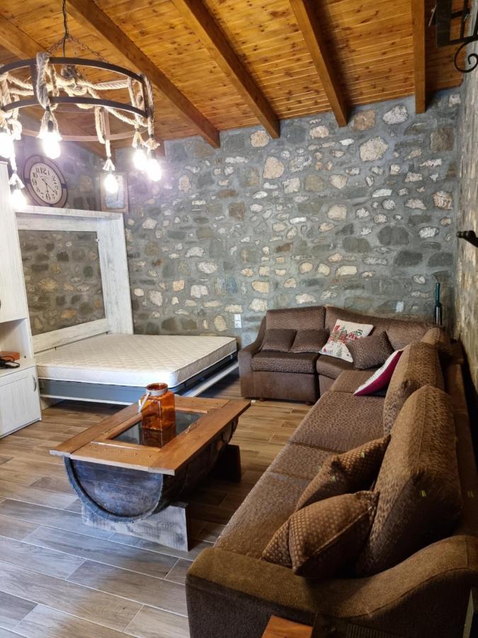 House With Big Garden And Barbeque In Nature Vourgareli Exterior foto