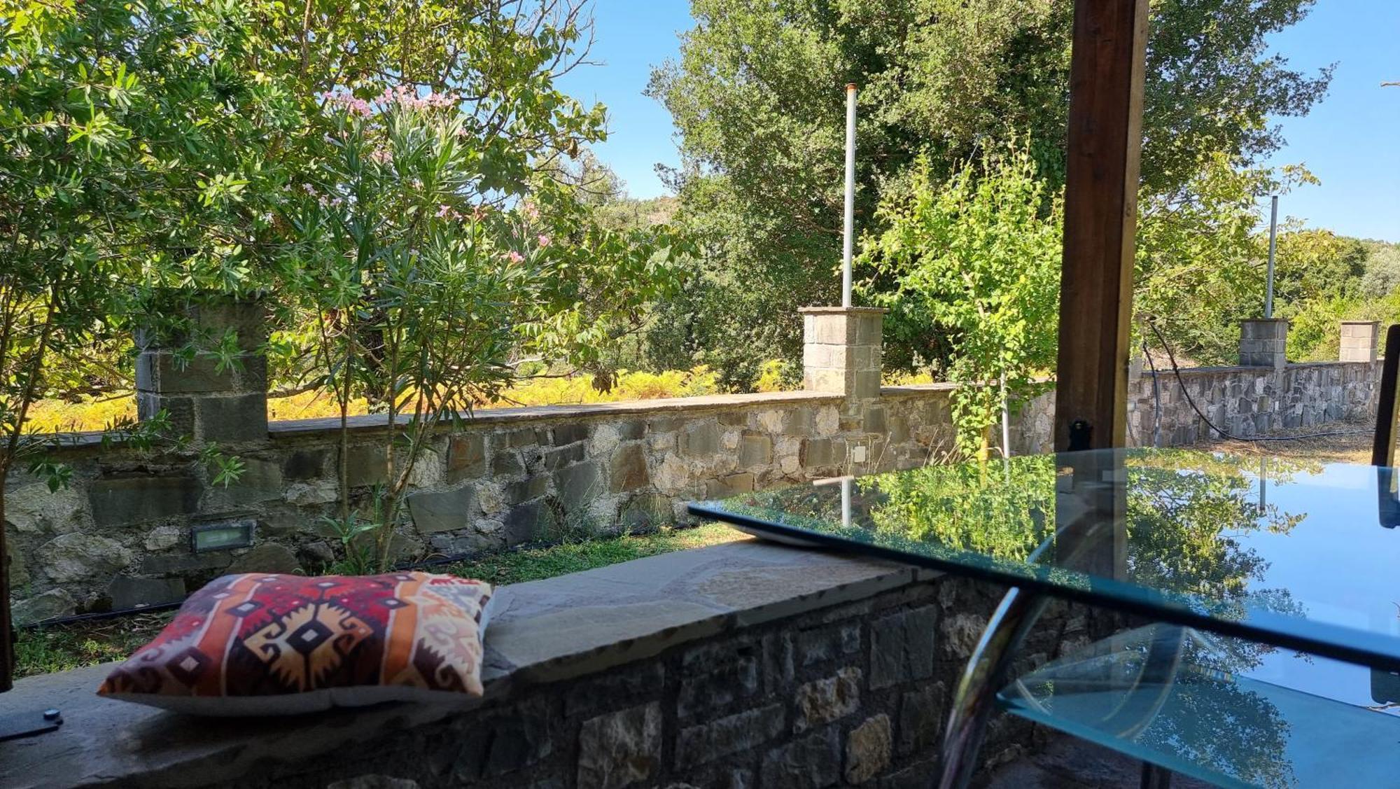 House With Big Garden And Barbeque In Nature Vourgareli Exterior foto